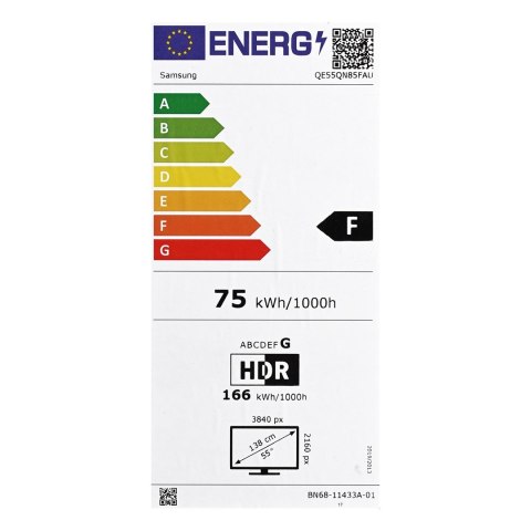 Samsung Telewizor Samsung QE55QN85FAUXXH Neo QLED 55'' 4K Ultra HD 144 Hz Tizen Q-Symphony Srebrny