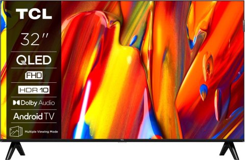 TCL Telewizor TCL 32V5C QLED 32'' Full HD Android TV Dolby Digital Plus DVB-T2 Czarny