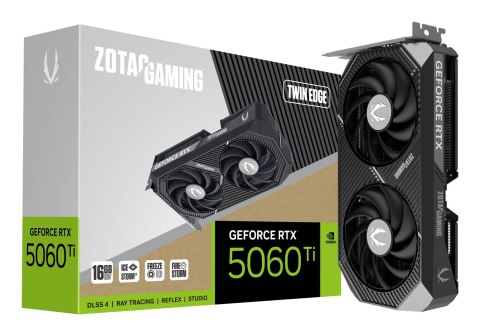 ZOTAC Karta graficzna ZOTAC GAMING GeForce RTX 5060 Ti 16GB Twin Edge