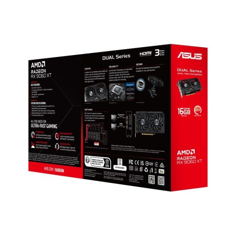 ASUS Karta graf. ASUS DUAL RX9060XT 16G