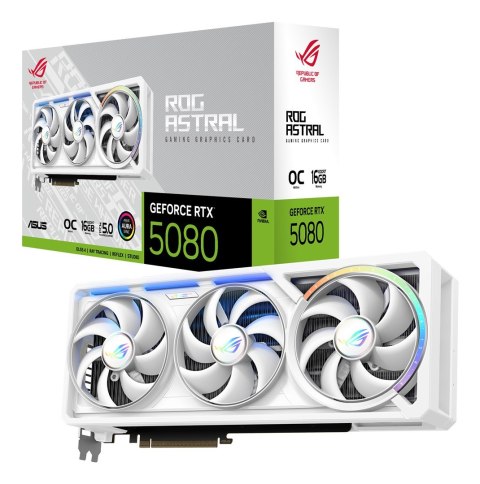 ASUS Karta graf. ASUS ROG ASTRAL RTX 5080 16GB OC WHITE