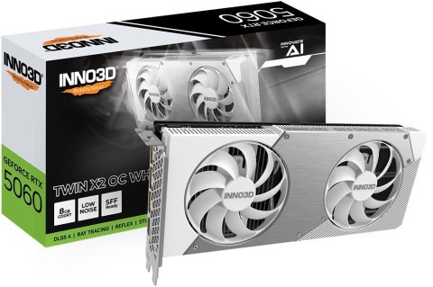 INNO3D Karta graf. INNO3D RTX 5060 Twin X2 OC 8GB WHITE