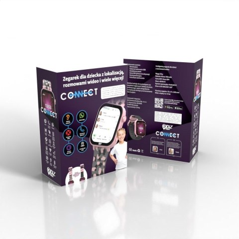 KIDI Smartwatch dla dziecka KiDiZ Connect różowy