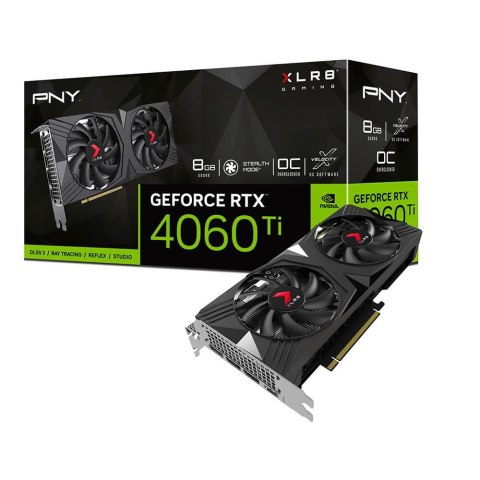 PNY Technologies Karta graf. PNY XLR8 RTX 4060 Ti 8GB VERTO OC DUAL (WYPRZEDAŻ)