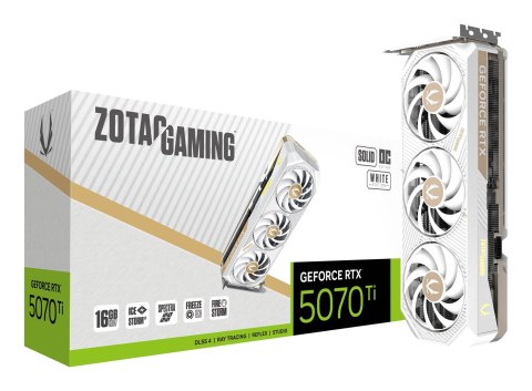 ZOTAC Karta graf. ZOTAC RTX 5070 Ti SOLID Core OC White